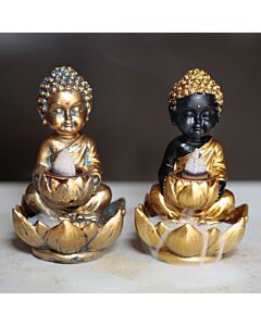 Puckator Small Buddha and Lotus Backflow Incense Burner